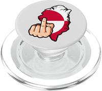 Manos Fuera del Mapa de Groenlandia, Bandera de Groenlandia, no está PopSockets PopGrip para MagSafe
