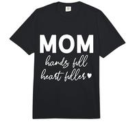 Manos llenas de corazón Fuller Madre estresada Madre Amorosa estresada Comfort Colors Adult Heavyweight T-Shirt
