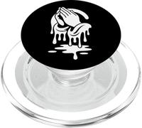 Manos orando - Fe Cristiana gráfica Minimalista PopSockets PopGrip para MagSafe