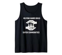 Manos Que ayudan a Construir una Comunidad más Segura | Regalo del Día de los Derechos Humanos Camiseta sin Mangas