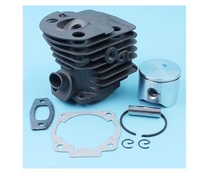 Manoud Kit de Junta de pistón de Cilindro Plateado de 45mm for Piezas de Repuesto de Motosierra Partner Formula 500