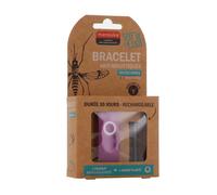 Manouka Pulsera Repelente de Mosquitos Adulto Morado 1ud