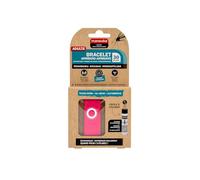 MANOUKA - Pulseras antimosquitos para adolescentes y adultos | Recargable | Protección 6h | Hasta 30 días de uso | Mosquito Tigre | A partir de 36 meses (Fushia, pulsera antimosquitos)