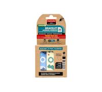 MANOUKA - Pulseras duo antimosquitos junior | Recargable | Protección 6h | Hasta 30 días de uso | Mosquito Tigre | a partir de 36 meses (ballena/dinosaurio, pulsera antimosquitos)