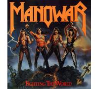 Manowar - Fighting The World LP (Vinyl Album) German Atco 1987