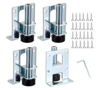 Manqyi 4 Piezas Niveladoras de Muebles Resistentes, Niveladores Ajustables De Servicio Pesado, Pies De Muebles Regulables, con Tuercas de Bloqueo para Mesas, Armarios, Estanterías