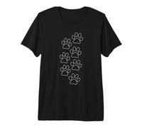 Mans Best Friend Puppy Paws Dog Love Canine Woof Bard Boy Camiseta Premium