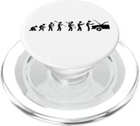 Mans Evolution Vehículo mecánico de automóviles PopSockets PopGrip para MagSafe