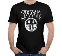 Mans Si Am Life Is Beautiful Live Is Beautiful Unisex 100% Cotton Short-Sleeve T-Shirts Black L