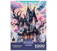 mansión gótica Puzzle 1000 Piezas, Moderno DIY,Entretenimiento Creativo para Adultos Y Niños Mayores De 12 Años Un Rompecabezas Desafiante - Decoración del Hogar 38x26cm/1000pcs