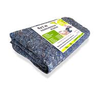 Manta Absorbente de Fieltro Quercos 4x1 m - Alfombra Protectora para Pintar, Reformas y Mudanzas - Antideslizante e Impermeable 180 g/m² - Fieltro Reutilizable y Resistente