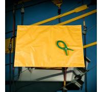 Manta Aislante De Alto Voltaje Resina EVA con Clips Aislados, Tapete Cubierta Seguridad Eléctrica Flexible Amarillo, Hoja Mantenimiento Energía Línea Viva(10000v,100x100cm(39.4x39.4in))