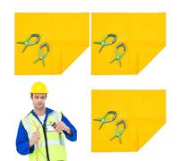 Manta Aislante eléctrica Juego De 1/2/3 Tapete De Seguridad para Electricistas, Manta Aislante De Seguridad contra Descargas Eléctricas, con 2 Pinzas Grandes(Set of 3,0.4KV 39.3x59in)