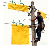 Manta Aislante para Trabajos eléctricos, Alfombrilla de protección de Alta tensión con Clips, Equipo de Seguridad para Salas de generadores de subestaciones.