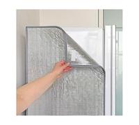 Manta Aislante Universal for Cubierta refrigerador, película Aislante Papel Aluminio, película Vertical for sombrilla congelador, protección Solar for frigoríficos(Gray/B,50x170cm)