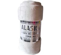 Manta Alaska - Manta de Coralina 180 x 220, manta para sofá, manta para pies de cama, manta rosa, manta invierno, decoración hogar