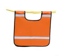 Manta amortiguadora de cuerda con tiras reflectantes de doble cara diseñada para la seguridad del cable del cabrestante durante el uso nocturno al aire libre (naranja)