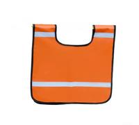 Manta amortiguadora de cuerda de cabrestante Tiras reflectantes de alta visibilidad resistente al agua bolsillo para herramientas portátil plegable cojín al aire libre rescate negro naranja 50 x 50 cm