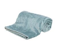 Manta Barry. Felpa Suave. 150 × 100 cm. Azul/Gris