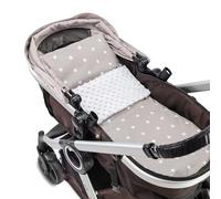 Manta bebe recien nacido invierno con tejido de felpa 75x60 cm + almohada 35x30 cm - mantita para bebes arrullo recién infantil para cochecito o cuna de bebé toquilla de algodón para niñas y niños