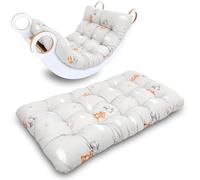 Manta bebe suelo 60x120 cm - colchoneta alfombra gateo tapete suave almohada para arco Montessori y juegos actividades bebes playmat acolchado Oeko-Tex Ositos de peluche