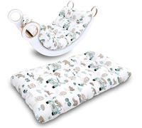 Manta bebe suelo 60x120 cm - colchoneta alfombra gateo tapete suave almohada para arco Montessori y juegos actividades bebes playmat acolchado Oeko-Tex Africa