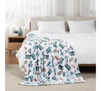 Manta Berkshire VelvetLoft de poli ster suave de lujo ""Don't Let The Pigeon Drive The Bus"" (127 x 187 cm) (producto oficial de Mo Willems)