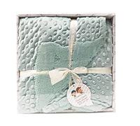Manta Burbujas Personalizado para bebés, 0.80 x 1.10 m Set Regalo Manta DouDou para recién Nacidos Mantitas para Bebes Suave y Confortable Cálida niña y niño Mantas para Todas Las Estaciones