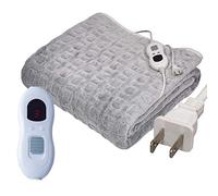 Manta calefactora eléctrica Flanel cubierta calefactora 3 niveles, control de nivel, cubierta eléctrica, termostato, tampón (color: 3)