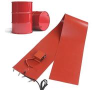 Manta Calefactora para Bidones,Calentador De Tambor De Metal,Calentador de Banda de Barril de Silicona Calentador de Cubos Miel con Digital Termostato,200L 1740 * 250 2000W