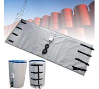 Manta Calefactora Para Contenedores Ibc, Calentador De Contenedores Ibc, Chaqueta Calefactora Eléctrica De Calentamiento Rápido De 2000 W/4000 W, Control Temperatura 150 ℃(Silver,55Gallon/200L)