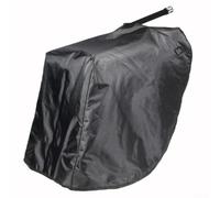 Manta calentadora de rodilla para scooter, color negro, tela Oxford, resistente al viento, con forro polar suave para montar en clima frío