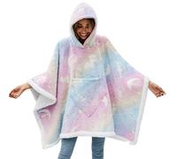 Manta Con Capucha,Sudadera Térmica Fosforescente | Manta Tipo Buzo Para Invierno,Para Mujeres Adultas, Madres, Viajeras - Hogar, Oficina, Camping, Conciertos al Aire Libre