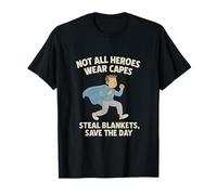 Manta con diseño de cómic de héroe Not All Heroes Wear Capes Camiseta