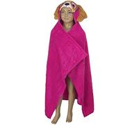 Manta coralina con capucha Skye Patrulla Canina 80x120cm Fucsia