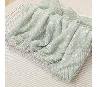 SUPERBE BEBE Manta de bebé Oeko Tex Soft Minky y Muselina - 100x135 cm - Relleno de Poliéster - Confort y Calidad - Pañal, Plaid, Siesta, Guardería - Regalo de Bebé para Niña o Niño