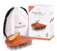Manta Curls - Cepillo antirotura para cabello rizado y afro, cepillo suave húmedo y seco para mujer, naranja