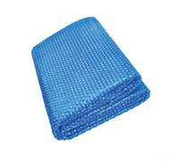 Manta de aislamiento solar azul resistente para piscina, spa, ideal para reducción de evaporación de retención de calor, fácil de usar, película protectora (450 cm)