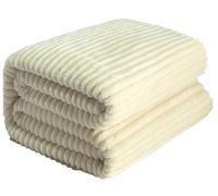 Manta De Apoyo Emocional, Manta Calmante De Seguridad for Perros, Piel De Conejo Sintética Amarilla, Poliéster, Perrera, Sofá Cama, Asiento De Coche, Abrazo, Mantas(White,39.37 * 59.05in)