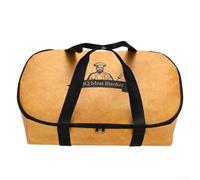 Manta de barbacoa premium para fase de descanso de carne, bolsa aislada extragrande que mantiene la pechuga jugosa, cubierta térmica resistente para accesorios (marrón)