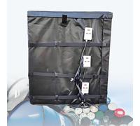 Manta de calentador de tanque industrial con control de temperatura ajustable para tanques y tuberías de plástico