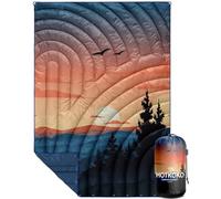 Manta de camping, alternativa de plumón ligero, manta plegable para exteriores, viajes, estadio, senderismo y picnic, pájaros al atardecer, 52 x 75 pulgadas