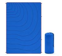 Manta de camping cálida impermeable portátil al aire libre manta ligera 140x200cm poliéster plegable Mat aislado para otoño invierno picnic playa senderismo 2-4 personas multicolor