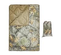 Manta de camping de plumas, manta de camping impermeable,Manta de viaje al aire libre plegable y resistente al viento - Colcha cálida multifuncional para mochila al hombro cuando hace frío