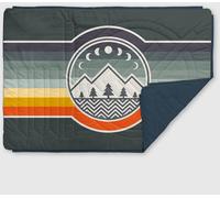 Manta de camping reciclada ripstop voited para exteriores camp vibes/greengabel