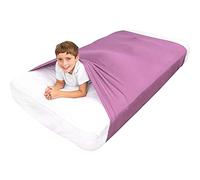 Manta De Compresión Sensorial Sábana Sensorial Para Adultos Niños Con Autismo La Manta Cómoda Y Transpirable Promueve La Calma Y El Estiramiento Fresco ( Color : Purple , Size : Twin size(99x146cm) )