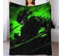 Manta de Dark Fighter, Bonita y esponjosa, Ideal para el sofá, para tu Pareja, Esposo, Esposa, Mujer y Hombre, 150 x 200 cm.
