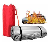 Manta de emergencia contra incendios para coche, manta grande de silicona de doble cara para supervivencia contra incendios, manta de rescate de incendios para vehículos eléctricos, seguridad esencial