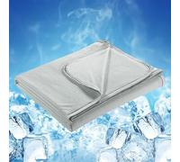 Manta de enfriamiento LUXEAR para Dormir, Mantas de Verano livianas de Doble Cara para Personas Que Duermen Calientes, Q-MAX japonés> 0,4 Fibra de enfriamiento