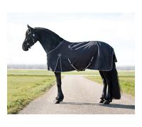 Manta de exterior para caballos QHP Turnout Big Neck 150g 145 cm (Longitud total: 195 cm)